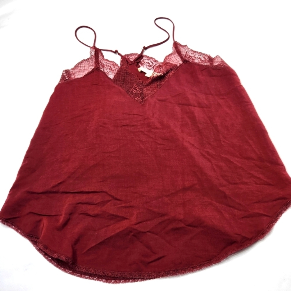 Lovestitch Women's Size Medium Burgundy Cami